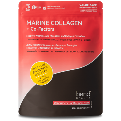Bend Beauty Marine Collagen + Co-Factors Strawberry Value Pack (292g Powder)